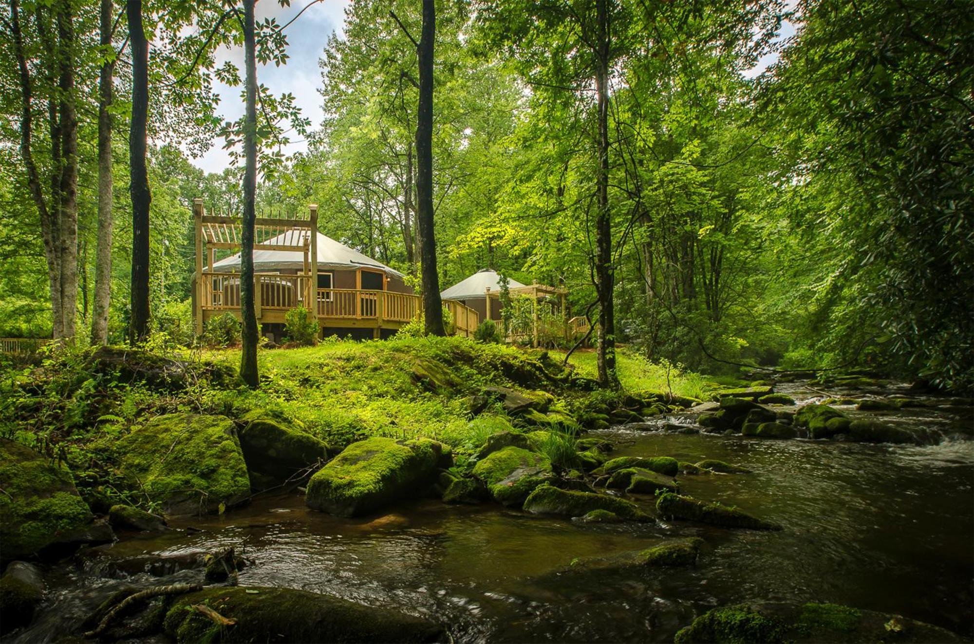 Staynantahala - Smoky Mountain Cabins Aquone Buitenkant foto